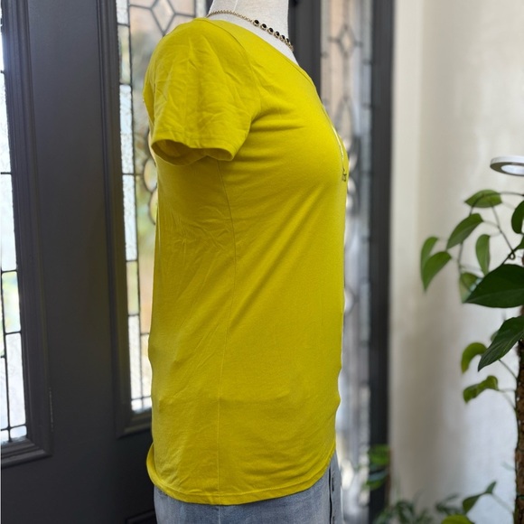 NWT Target Women’s Lime Trick or Treat Glitter Moon Black Cat Halloween Tee - Picture 3 of 8